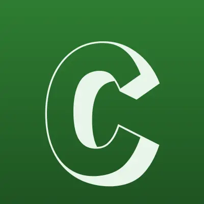 Чистый мир, сеть магазинов садовых товаров, лого-визитка