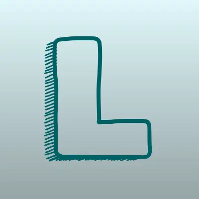 La`Букет, салон цветов, лого-визитка